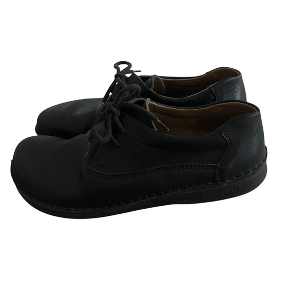 Birkenstock Black Leather Slip-On Loafers Man Size 13 main image 6